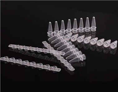 Tubos de PCR con tapas
